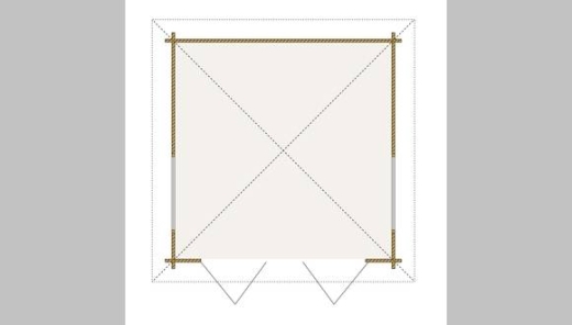 Blockhaus Florenz 350 x 350