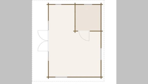 Blockhaus Liverpool 550 x 400 + 120 VD