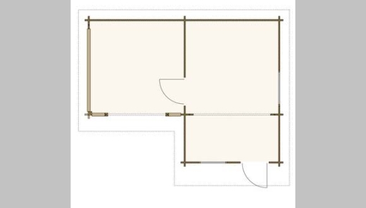 Blockhaus Prinzipina 600 x 450