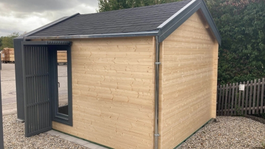 Gartenhäuser H28-3030-DT-2FT-EF