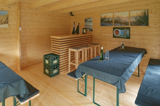 Gartenhäuser H45 3949+320FS-2DT-3EF