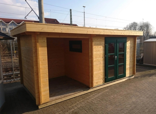 Gartenhäuser H45-3024F-DT-EF + SD