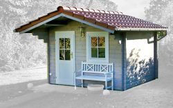 Gartenhäuser H45-3030-ET-EF