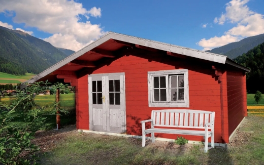 Gartenhäuser H45-4839-DT-DF