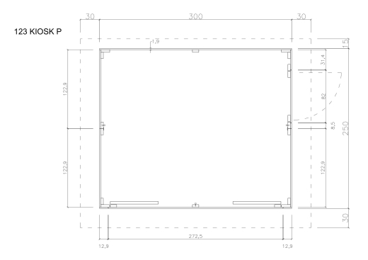 Gartenhäuser 123 KIOSK P