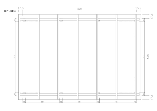Carport Bestseller CPF-3854