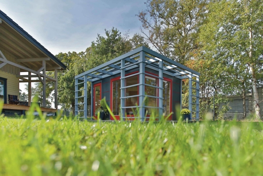 MH1 CUBO HPL 3040 + PERGOLA ID11