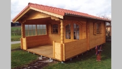 Blockhaus Dundee 400x350 + 250 VT