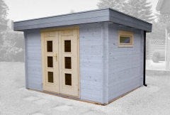 Gartenhäuser H28-3020F-DT-EF