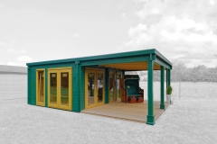 Gartenhäuser H45 3949+320FS-2DT-3EF