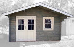 Gartenhäuser H45-3630-DT-EF