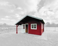 Gartenhäuser H45PLUS-3842-2ET-DF-EF