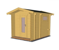 Gartensaunas H58-2227+40VT-2ET-FF