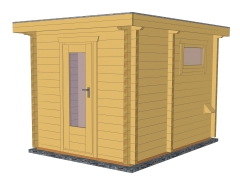 Gartensaunas H58-2231F-2ET-FF